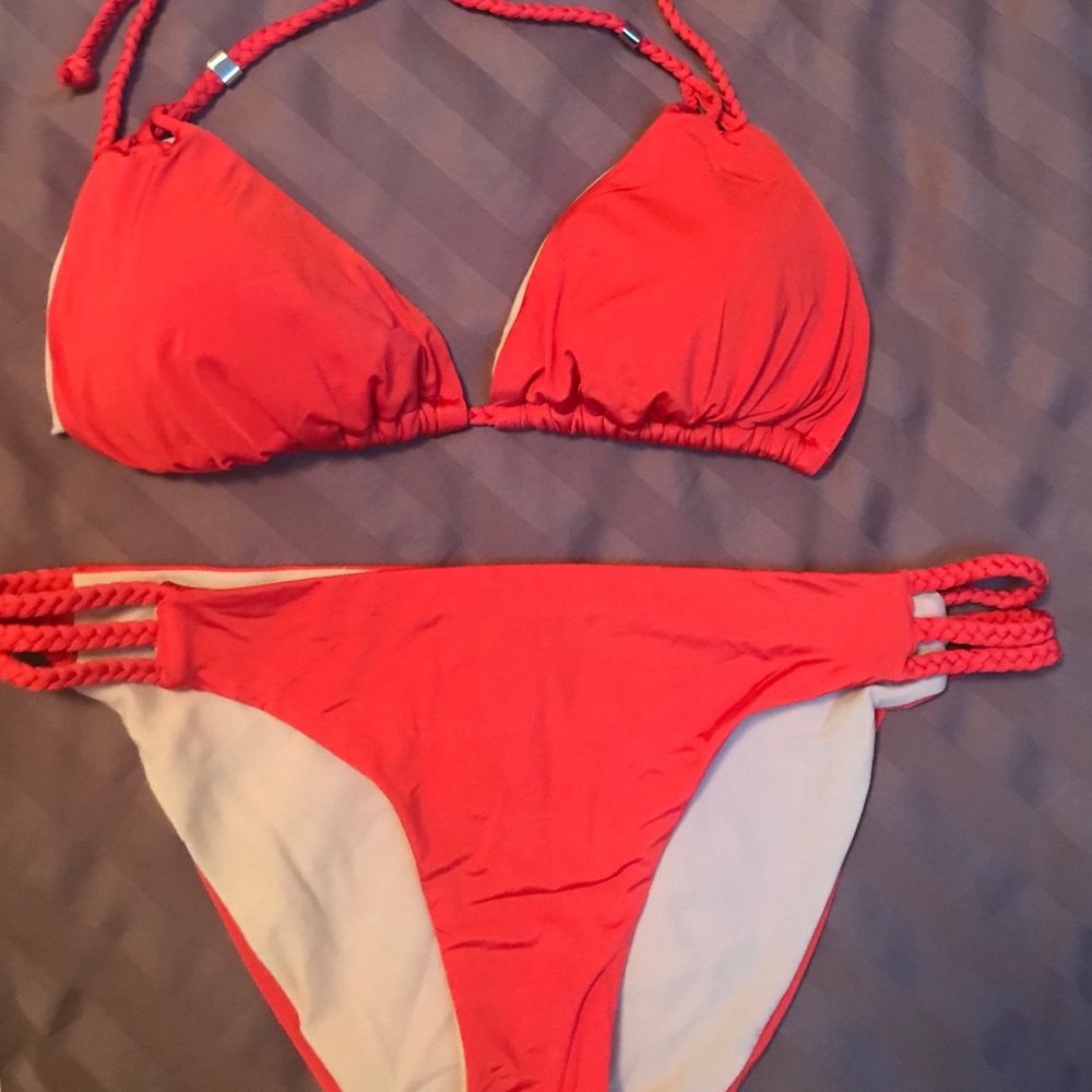 French connection rust orange bikini